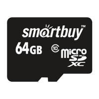 Карта памяти SmartBuy microSDXC 64 GB class 10