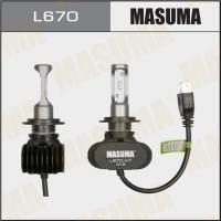 Лампа светодиодная MASUMA H7 55 Вт 6000K 4000Lm LED PX26d 2шт. L670