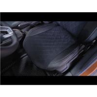 Автомобильные чехлы Seintex Mazda 3 sd 04-13/ hb 04-09 Ромб Алькантара 96233 - фото 2