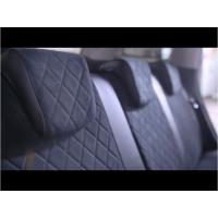 Автомобильные чехлы Seintex Mazda 3 sd 04-13/ hb 04-09 Ромб Алькантара 96233 - фото 3