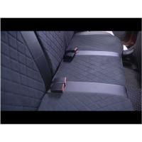 Автомобильные чехлы Seintex Mazda 3 sd 04-13/ hb 04-09 Ромб Алькантара 96233 - фото 5